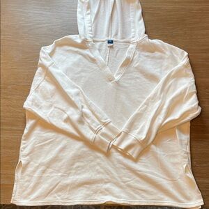 Old Navy White  Hoodie